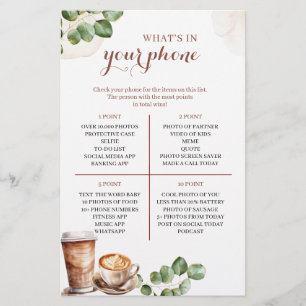 Coffee Love is Brewing  What's In Your Phone Game