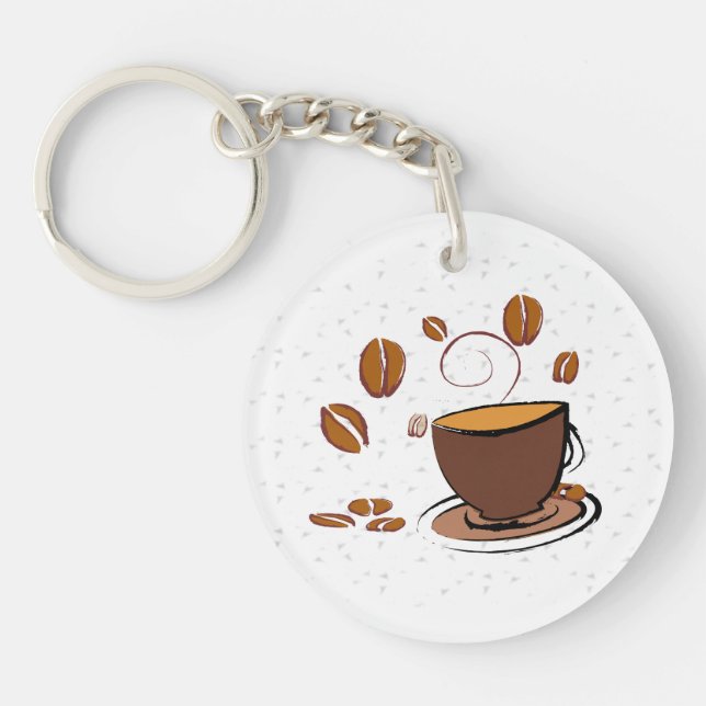 Coffee Love Key Ring (Front)
