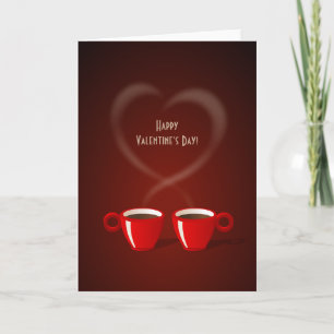 Coffee Love Valentine's Day card