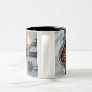 Coffee Lover Ceramic Mug   Luxury Coffee Beans & L