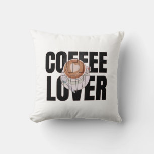 Coffee Lover – Coffee Addict Morning Caffeine Desi Cushion