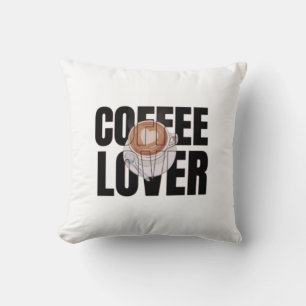Coffee Lover – Coffee Addict Morning Caffeine Desi Cushion