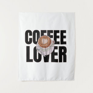 Coffee Lover – Coffee Addict Morning Caffeine Desi Tapestry