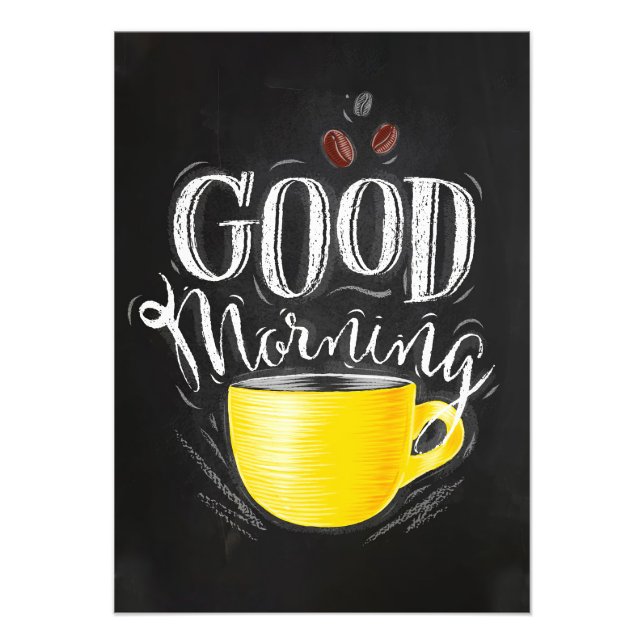 Coffee Lover Coffee Good Morning Photo Print (Front)
