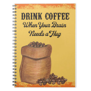 Coffee Lover Coffee In The Morning Notebook