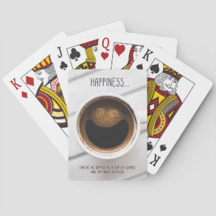 Coffee Lover Coffee Is Happiness Playing Cards