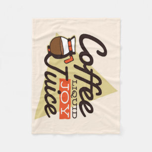 Coffee Lover Coffee Is Liquid Joy Fleece Blanket