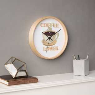 Coffee Lover – Cute & Cosy for Caffeine Fans Clock