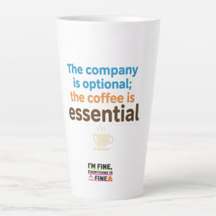 Coffee Lover Daily Ritual Sticker Latte Mug