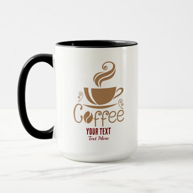 Coffee Lover Design – Minimal Coffee Cup Graphic (Left)