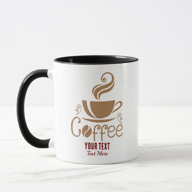 Coffee Lover Design – Minimal Coffee Cup Graphic (Left)