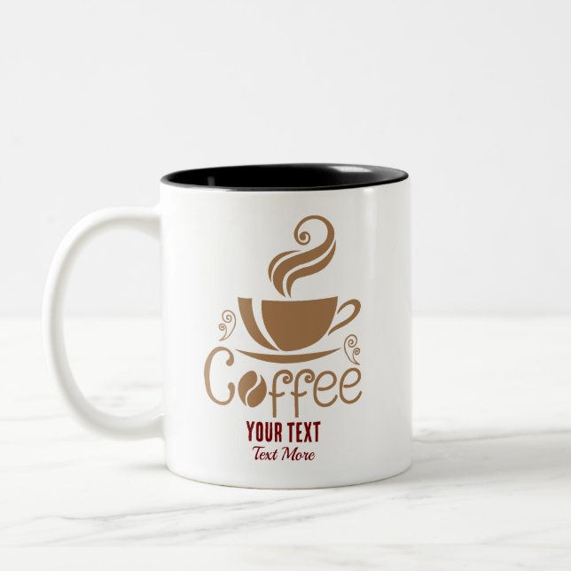Coffee Lover Design – Minimal Coffee Cup Graphic (Left)