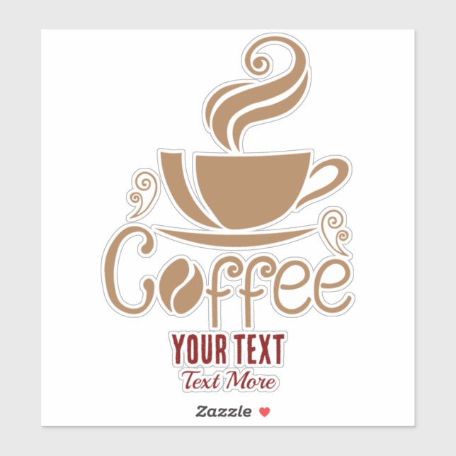 Coffee Lover Design – Minimal Coffee Cup Graphic (Sheet)