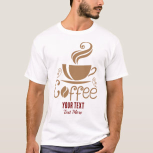 Coffee Lover Design – Minimal Coffee Cup Graphic T-Shirt