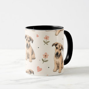 Coffee Lover Dog Design Mug