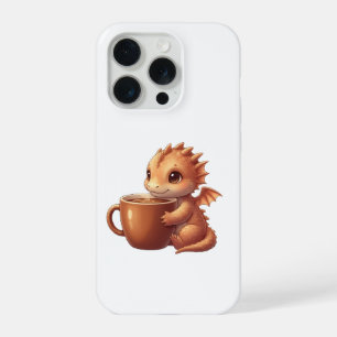Coffee Lover Dragon iPhone 15 Pro Case