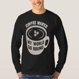 Coffee Lover Espresso Barista Cappuccino Latte Art T-Shirt