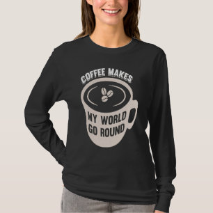 Coffee Lover Espresso Barista Cappuccino Latte Art T-Shirt