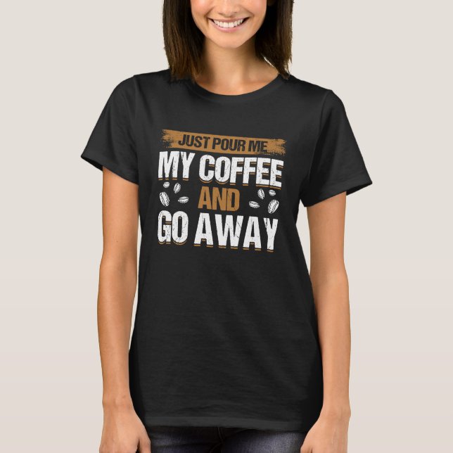 Coffee Lover Espresso Barista Cappuccino Latte Art T-Shirt (Front)