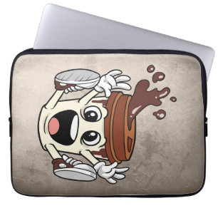 Coffee Lover Funny Coffee Cup Laptop Sleeve
