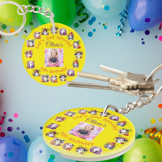 Coffee Lover Ghost Acrylic Keychain for Kids Party (Creator Uploaded)