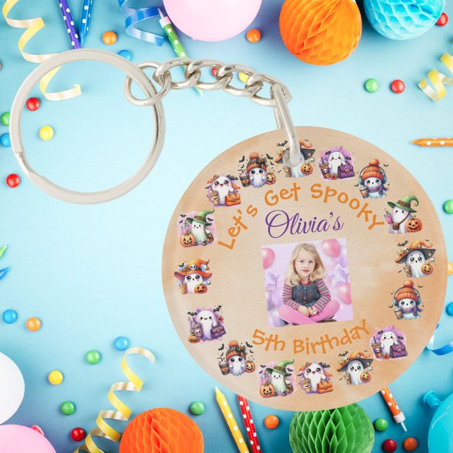 Coffee Lover Ghost Acrylic Keychain for Kids Party (Creator Uploaded)