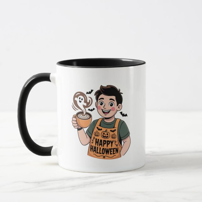 Coffee Lover Ghost Mug (Left)