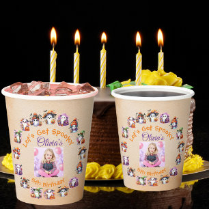 Coffee Lover Ghost Party Paper Cup for Kids Party