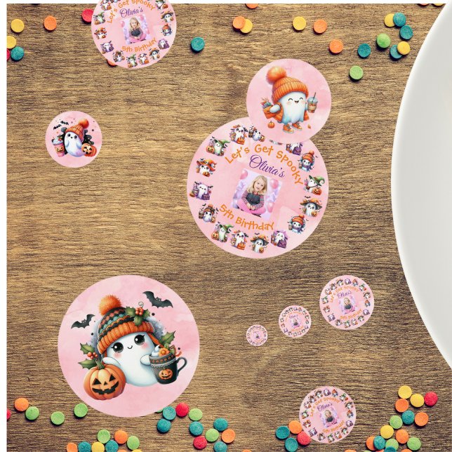 Coffee Lover Ghost Table Confetti for Kids Party (Creator Uploaded)