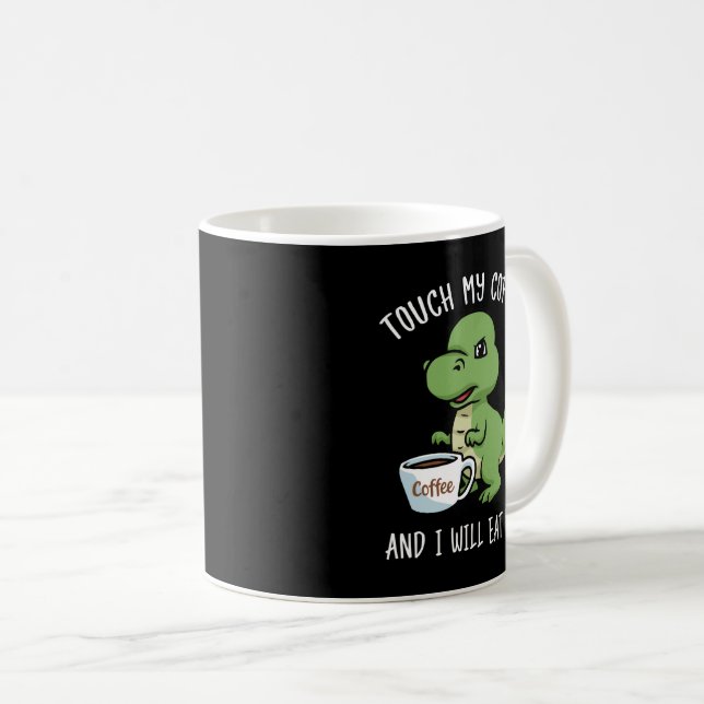 Coffee Lover Gift Men Dinosaur Coffee Gifts Coffee Coffee Mug (Front Right)