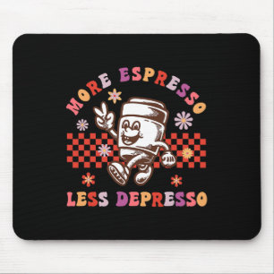 Coffee Lover Mental Health Awareness Mouse Mat