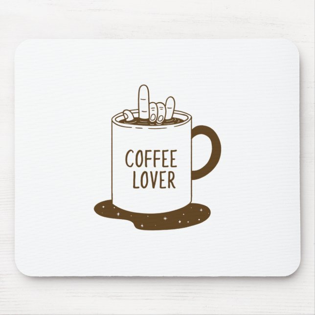 Coffee Lover Mouse Mat (Front)