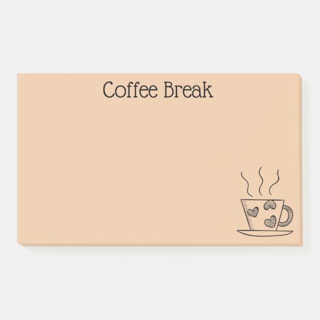 Coffee Lover Post-it Notes (Front)