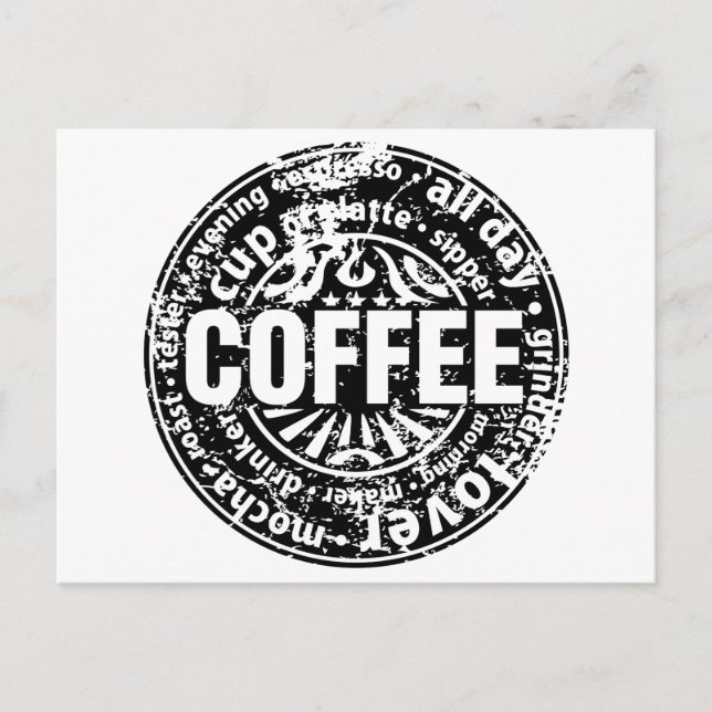 Coffee Lover Postcard (Front)