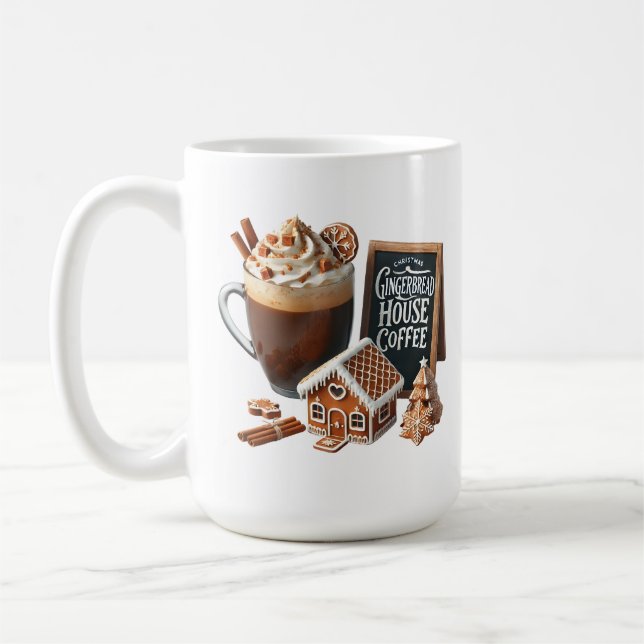 Coffee Lover’s Delight Sublimation Design Mug (Left)