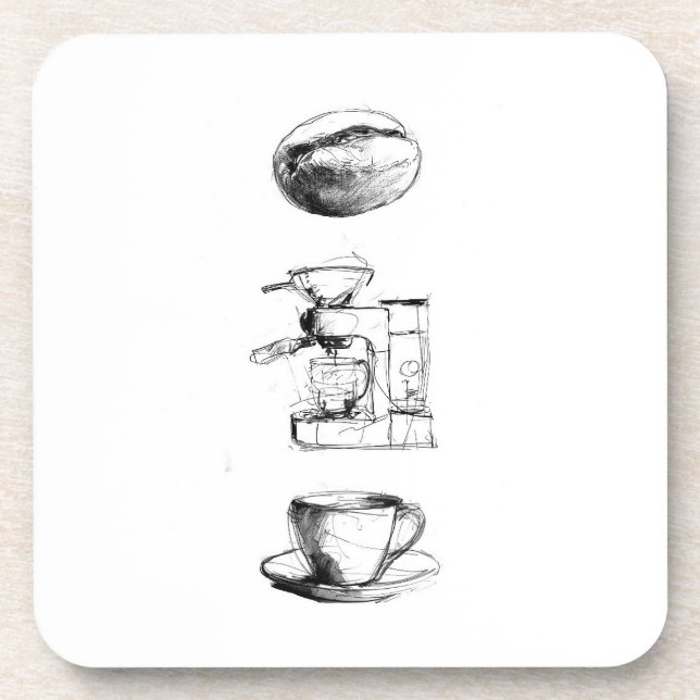 Coffee Lover Set Coaster (Front)