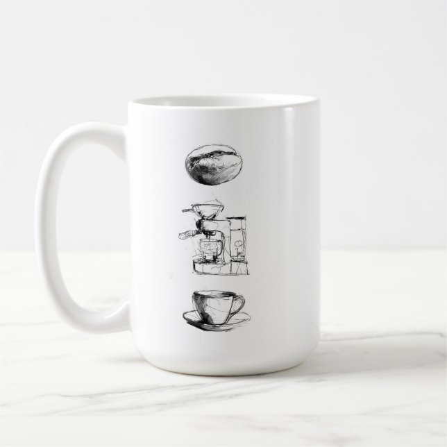 Coffee Lover Set Coffee Mug (Left)