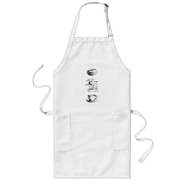 Coffee Lover Set Long Apron (Front)
