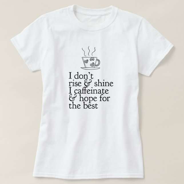 Coffee Lover T-Shirt (Design Front)