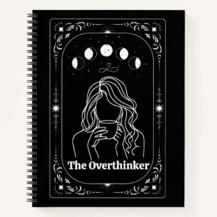 Coffee Lover Tarot Whimsy Goth Zodiac Witchy Trend Notebook