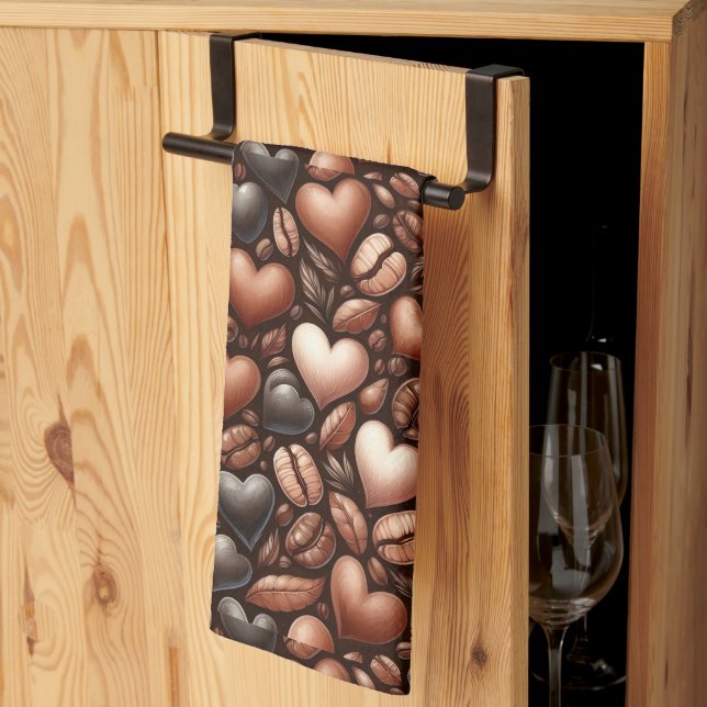 Coffee Lover Tea Towel (Thirds Fold)