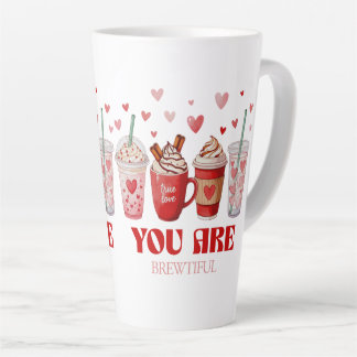 Coffee Lover Valentines Day Latte Mug