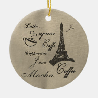 Coffee Lovers Christmas Ornament