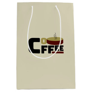"Coffee Lover's Club"T-Shirt Medium Gift Bag