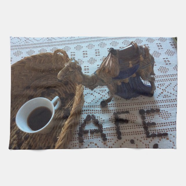 Coffee lovers Coffee Lovers Bistro Tea Towel (Horizontal)