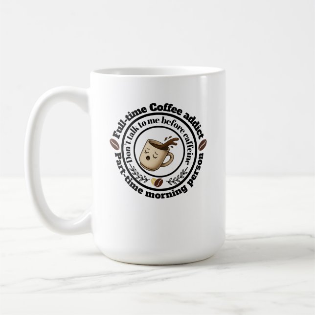 "Coffee lovers" Coffee Mug (Left)