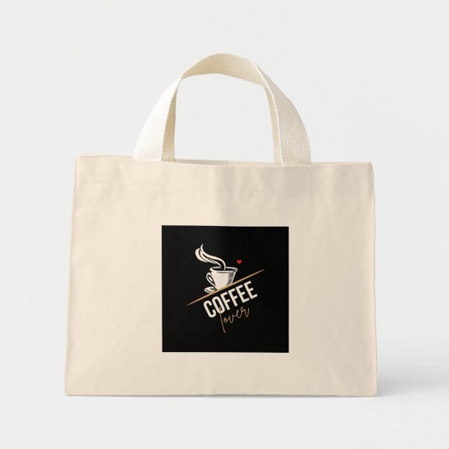 Coffee Lovers  Coffee Mug Mini Tote Bag (Front)