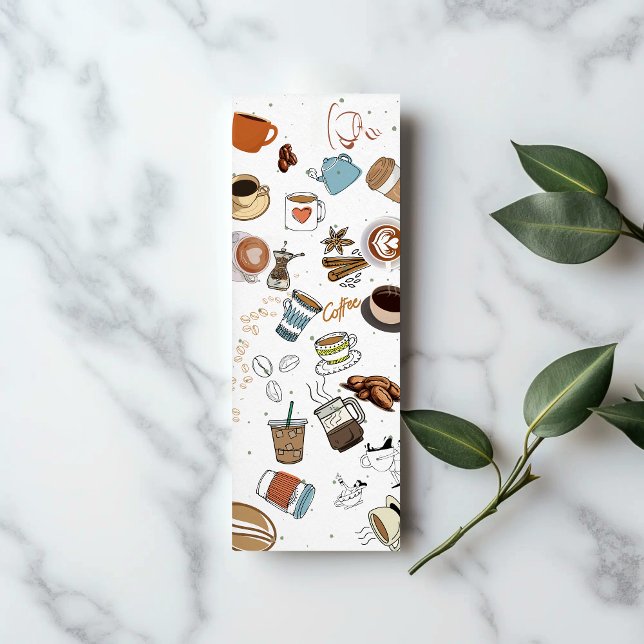 Coffee Lover's Delight Bookmark Calling Card (Creator Uploaded)
