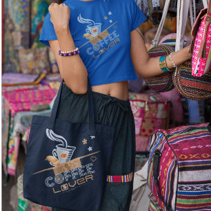 Coffee Lover's Design Tote Bag