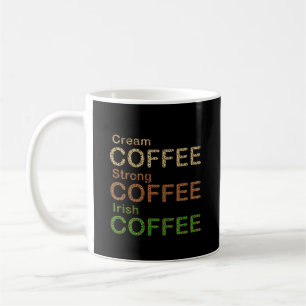 Coffee Lovers Drinkers, Irish Coffee, Leopard Mug